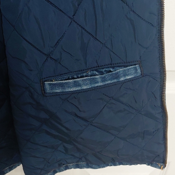 Levi's Blue Denim Vest - Picture 7 of 8